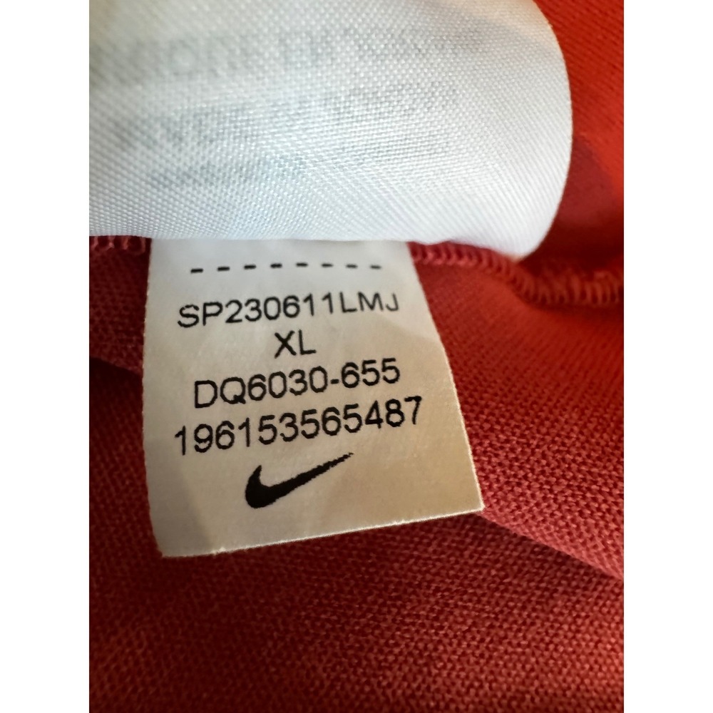 Nike Yoga Dri-FIT Tank Top Peach Coral Square Neck Shelf Bra XL Women Activewear - Picture 8 of 9